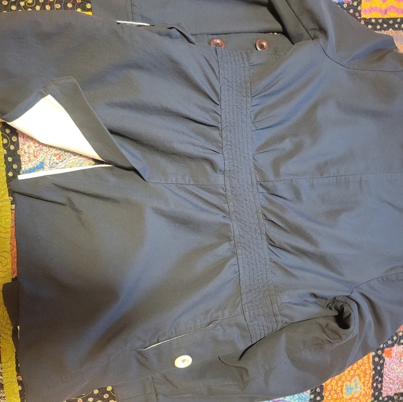 Navy blue cotton spring/fall jacket - Picture 2 of 6